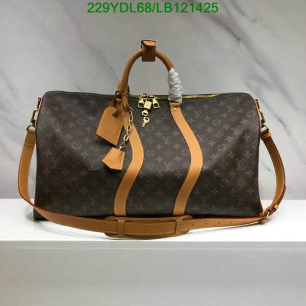 Louis Vuitton 1:1 Mirror Replica Keepall Bandouliere Monogram Canvas LB12142565437