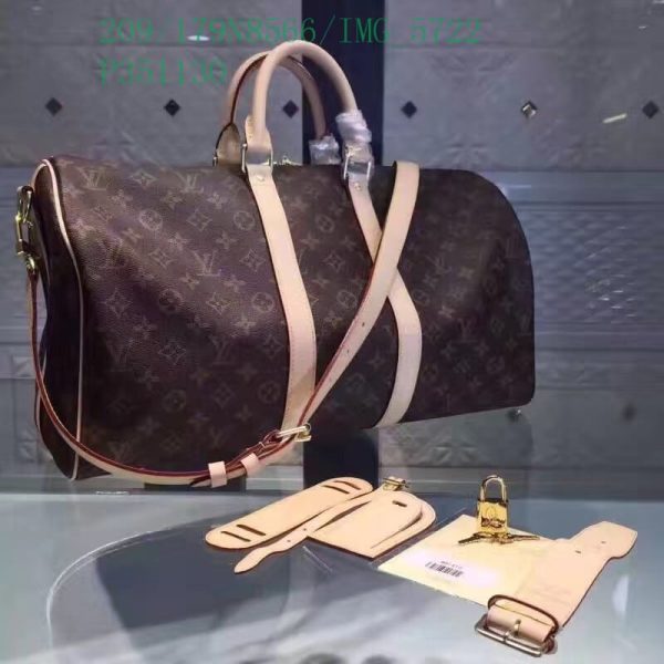 Louis Vuitton 1:1 Mirror Replica Keepall Monogram Perso Bag LB11302512589