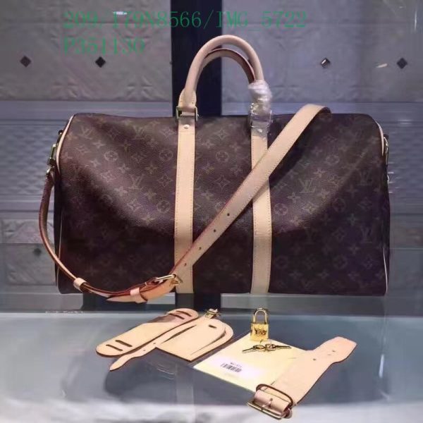 Louis Vuitton 1:1 Mirror Replica Keepall Monogram Perso Bag LB11302512589