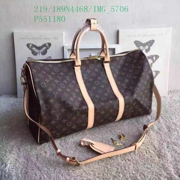 Louis Vuitton 1:1 Mirror Replica Keepall Monogram Perso Bag LB11302712548