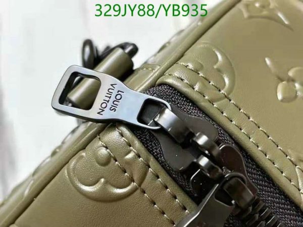 Louis Vuitton 1:1 Mirror Replica Khaki Keepall Bandouliere YB93567654345