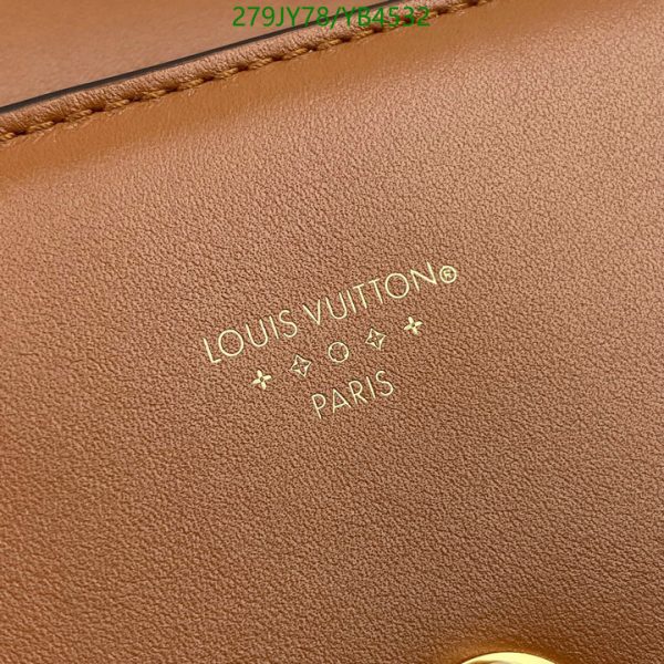 Louis Vuitton 1:1 Mirror Replica Leather Handbag In Orange YB45321976548