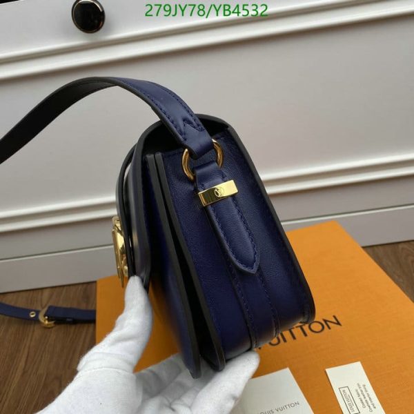 Louis Vuitton 1:1 Mirror Replica Leather Handbag In Orange YB45321976548