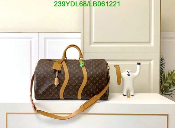 Louis Vuitton 1:1 Mirror Replica Leather Handbag LB06122196547