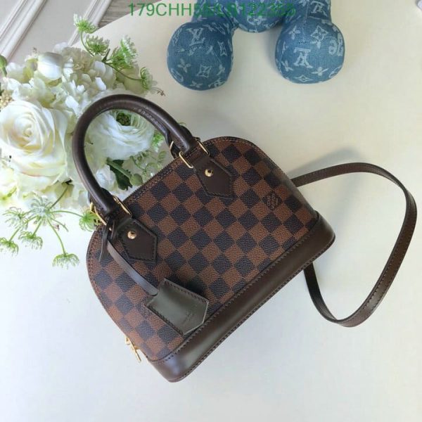 Louis Vuitton 1:1 Mirror Replica Leather Monogram Handbag Alma BB LB12235520435