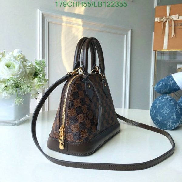 Louis Vuitton 1:1 Mirror Replica Leather Monogram Handbag Alma BB LB12235520435