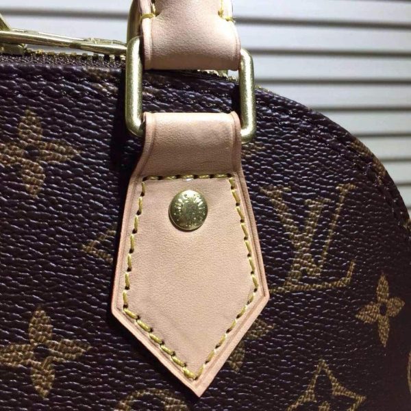 Louis Vuitton 1:1 Mirror Replica Leather Monogram Handbag LB06010384312