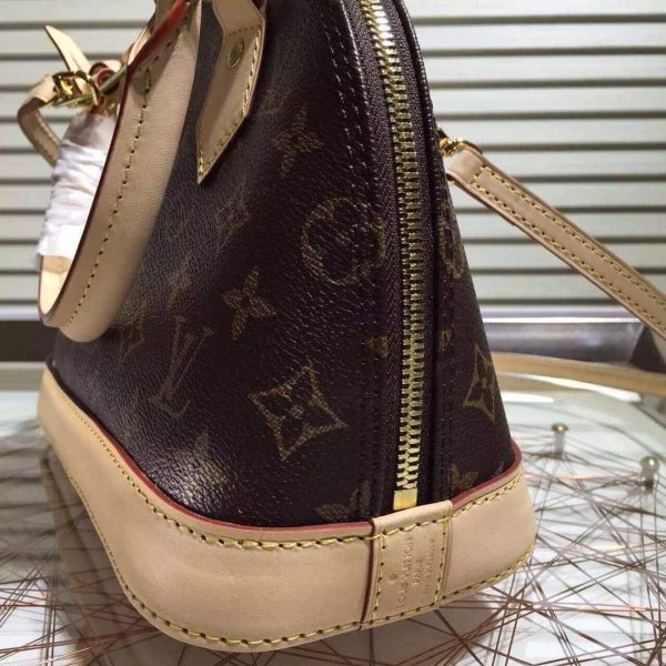 Louis Vuitton 1:1 Mirror Replica Leather Monogram Handbag LB06010384312