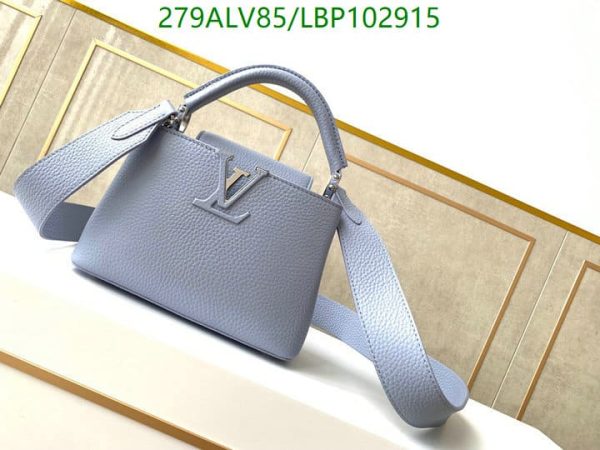 Louis Vuitton 1:1 Mirror Replica Leather PM Capucines Handbag LBP1029152365