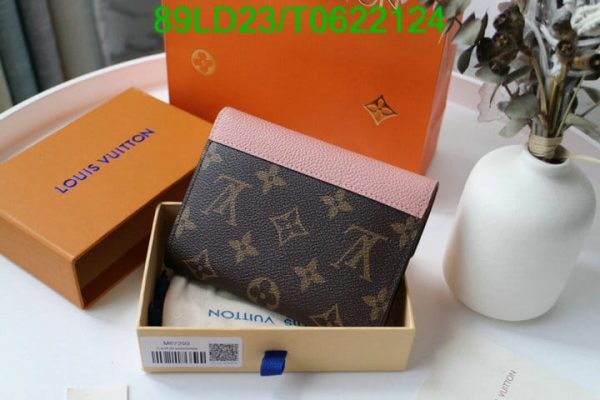 Louis Vuitton 1:1 Mirror Replica Leather Portefeuille Ariane Raisin Tri-Fold Wallet T062212431267