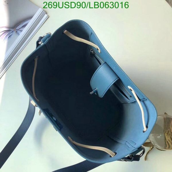 Louis Vuitton 1:1 Mirror Replica Lockme Bucket Bag Black Pink  LB06301631245