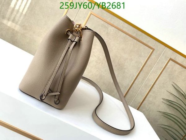 Louis Vuitton 1:1 Mirror Replica Lockme Bucket Bag Leather Nano YB26811978654