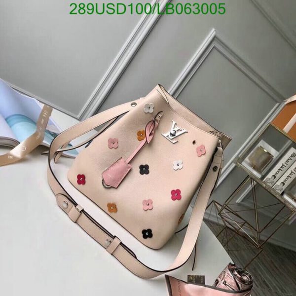 Louis Vuitton 1:1 Mirror Replica Lockme Bucket Shoulder Bag LB06300593567