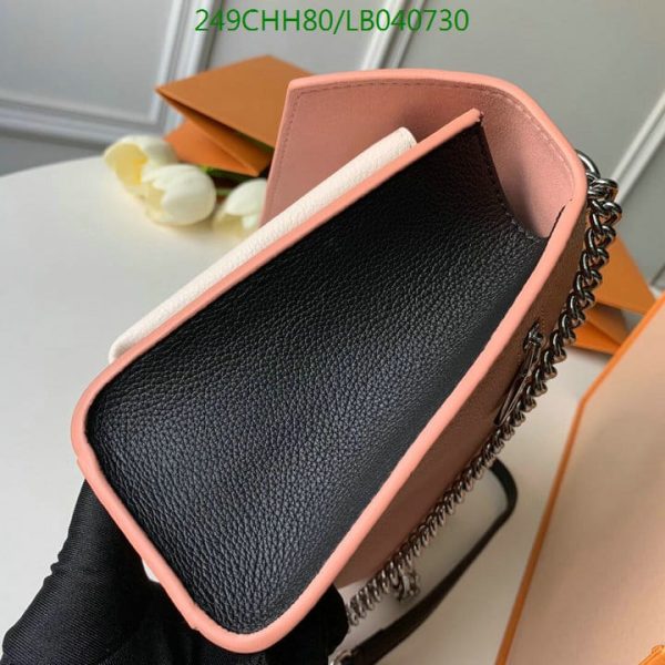 Louis Vuitton 1:1 Mirror Replica Lockme Ever in pink leather  LB04073041234