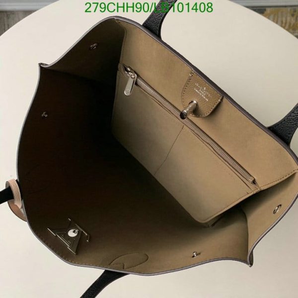 Louis Vuitton 1:1 Mirror Replica Lockme Go Tote Leather Green LB10140831242