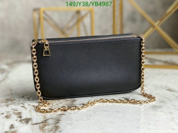 Louis Vuitton 1:1 Mirror Replica Lockme Pouch Bag YB49871458963