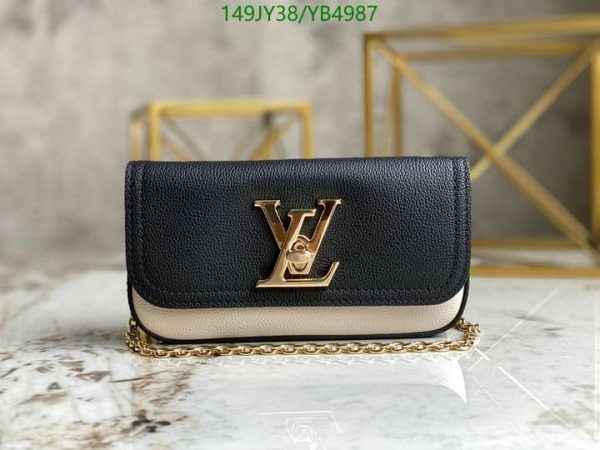 Louis Vuitton 1:1 Mirror Replica Lockme Pouch Bag YB49871458963