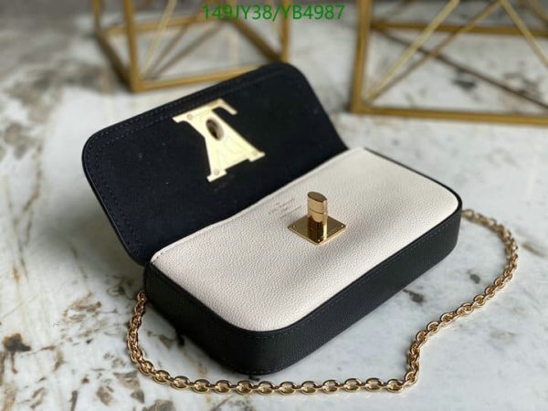 Louis Vuitton 1:1 Mirror Replica Lockme Pouch Bag YB49871458963