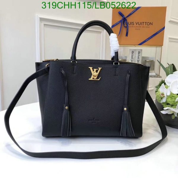 Louis Vuitton 1:1 Mirror Replica Lockmeto Handbag Leather LB05262238412