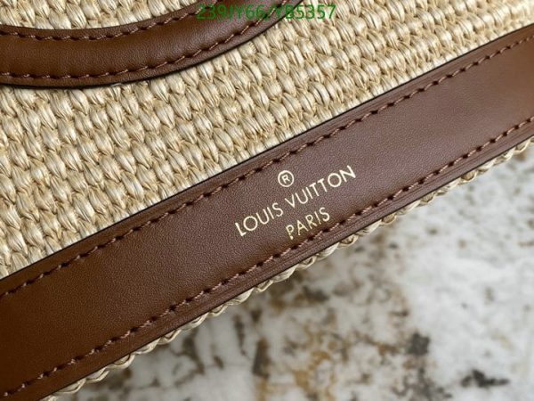 Louis Vuitton 1:1 Mirror Replica Logo Straw Bag  YB53575678432