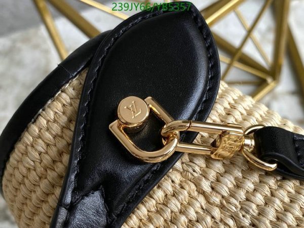 Louis Vuitton 1:1 Mirror Replica Logo Straw Bag  YB53575678432