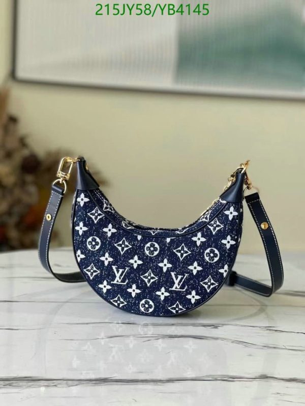 Louis Vuitton 1:1 Mirror Replica Loop Bag – Denim YB41452165438