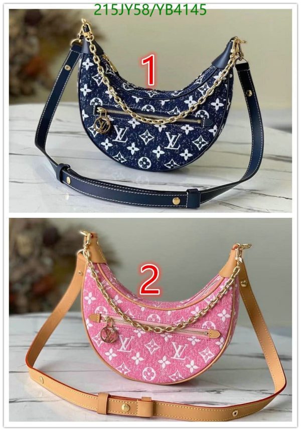 Louis Vuitton 1:1 Mirror Replica Loop Bag – Denim YB41452165438