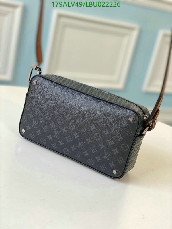 Louis Vuitton 1:1 Mirror Replica Marc Jacobs Conte de Fees Black Monogram Satin Pochette Bag LBU0222267436