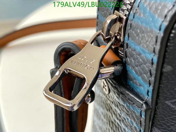 Louis Vuitton 1:1 Mirror Replica Marc Jacobs Conte de Fees Black Monogram Satin Pochette Bag LBU0222267436