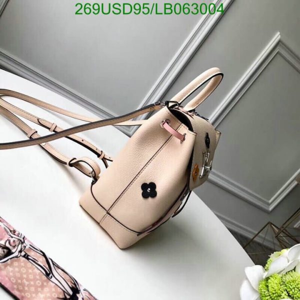 Louis Vuitton 1:1 Mirror Replica Mechanical Flowers Lockme Mini Backpack LB06300412589