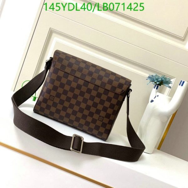 Louis Vuitton 1:1 Mirror Replica Men’s Shoulder Bag Damier Graphite LB07142521573