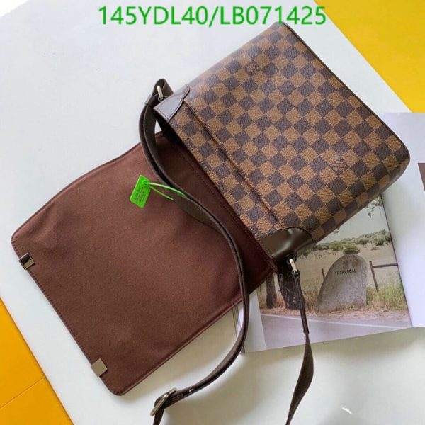 Louis Vuitton 1:1 Mirror Replica Men’s Shoulder Bag Damier Graphite LB07142521573