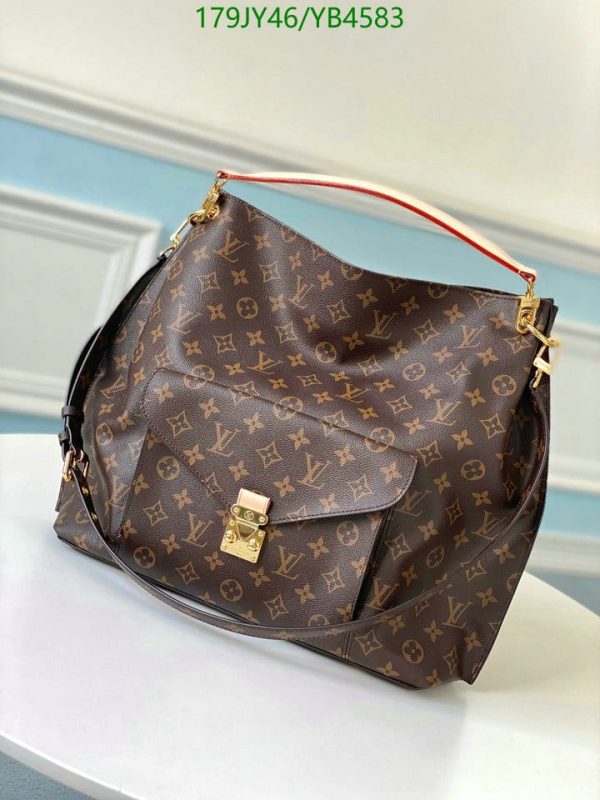 Louis Vuitton 1:1 Mirror Replica Metis Monogram Brown Canvas Hobo YB4583103125