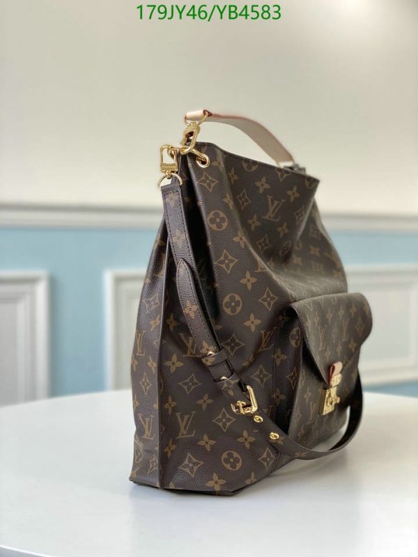 Louis Vuitton 1:1 Mirror Replica Metis Monogram Brown Canvas Hobo YB4583103125