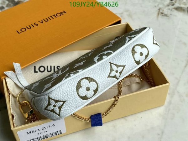 Louis Vuitton 1:1 Mirror Replica Mini pochette accessoires green/beige Multiple colors YB46269312456