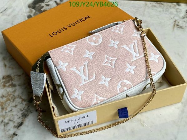 Louis Vuitton 1:1 Mirror Replica Mini pochette accessoires green/beige Multiple colors YB46269312456