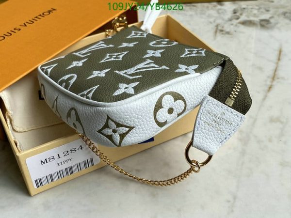 Louis Vuitton 1:1 Mirror Replica Mini pochette accessoires green/beige Multiple colors YB46269312456