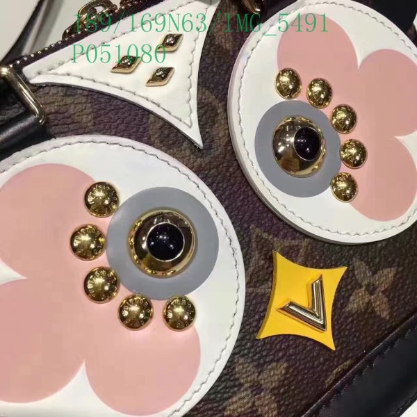 Louis Vuitton 1:1 Mirror Replica Monogram Canvas Nano Owl LB11303794326