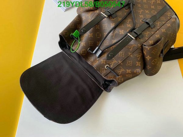 Louis Vuitton 1:1 Mirror Replica Monogram Eclipse Reverse Christopher Backpack B050547294123