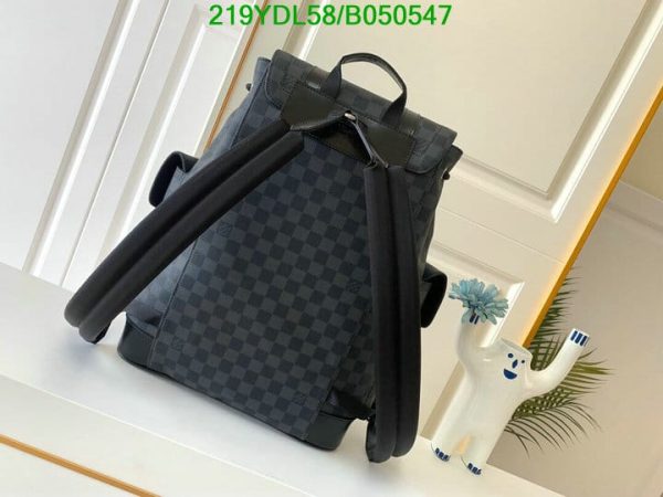 Louis Vuitton 1:1 Mirror Replica Monogram Eclipse Reverse Christopher Backpack B050547294123