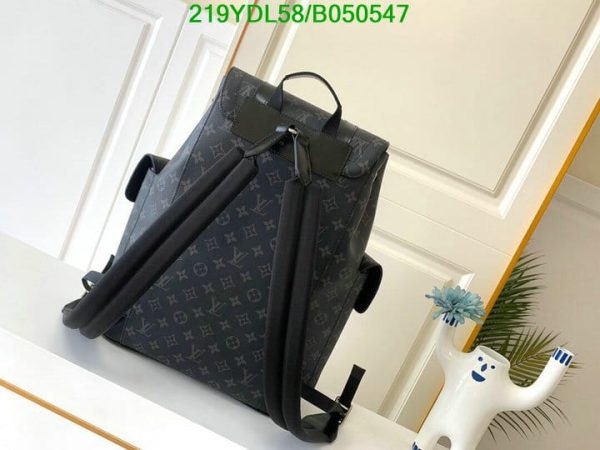 Louis Vuitton 1:1 Mirror Replica Monogram Eclipse Reverse Christopher Backpack B050547294123