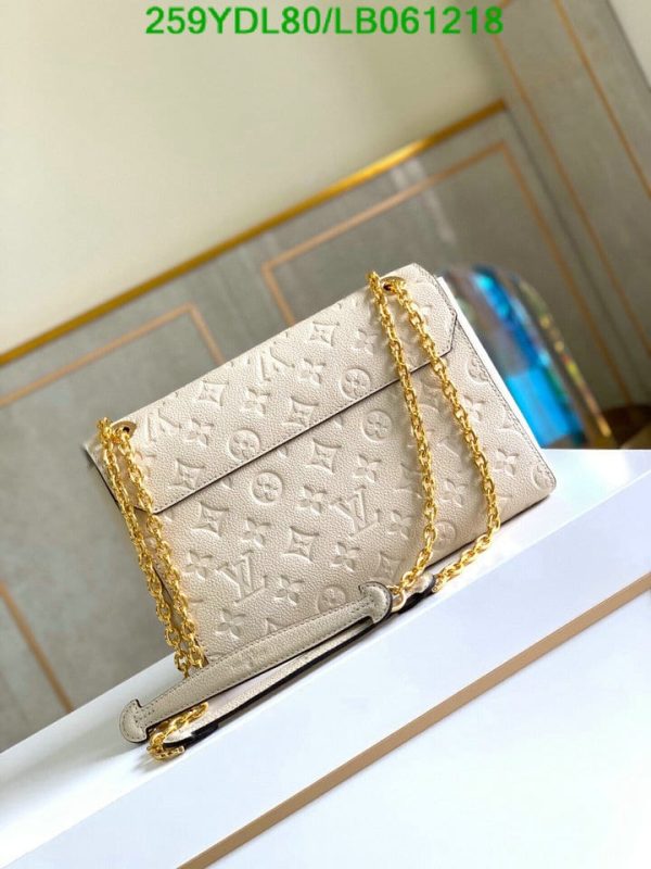 Louis Vuitton 1:1 Mirror Replica Monogram Empreinte Leather in White LB06121812537