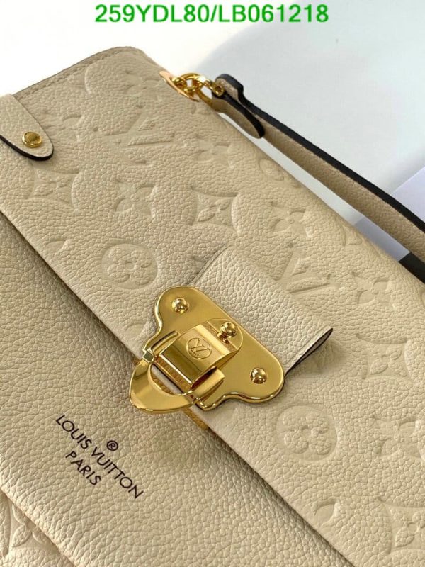 Louis Vuitton 1:1 Mirror Replica Monogram Empreinte Leather in White LB06121812537