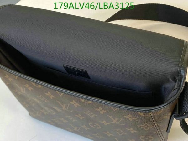 Louis Vuitton 1:1 Mirror Replica Monogram-macassar Drake Shoulder Bag  LBA3125765439