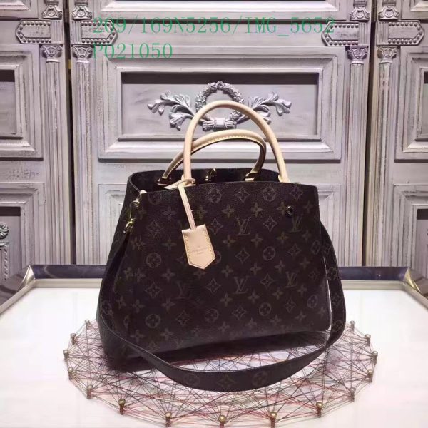 Louis Vuitton 1:1 Mirror Replica Montaigne Handbag Monogram Canvas MM LB11303284123