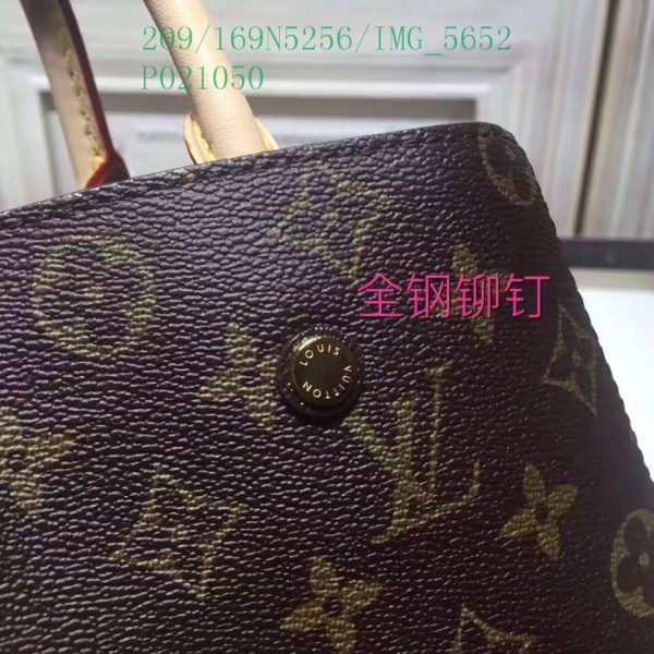 Louis Vuitton 1:1 Mirror Replica Montaigne Handbag Monogram Canvas MM LB11303284123