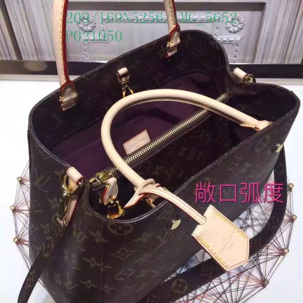 Louis Vuitton 1:1 Mirror Replica Montaigne Handbag Monogram Canvas MM LB11303284123