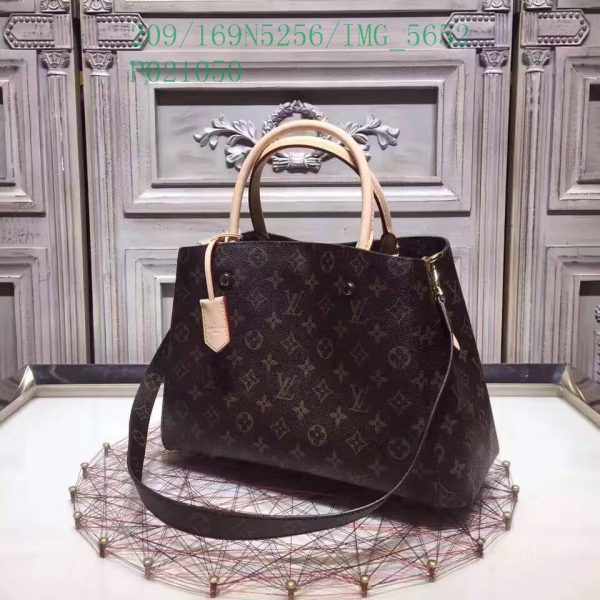 Louis Vuitton 1:1 Mirror Replica Montaigne Handbag Monogram Canvas MM LB11303284123