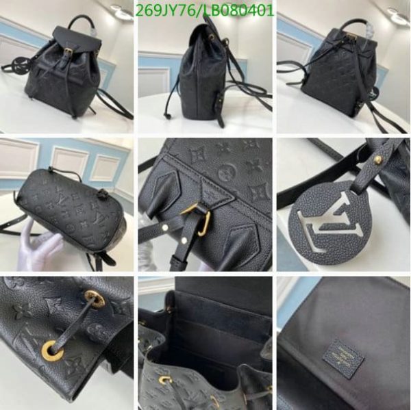 Louis Vuitton 1:1 Mirror Replica Montsouris Backpack LB08040112584