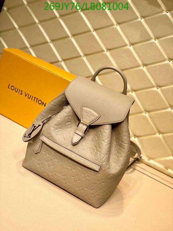 Louis Vuitton 1:1 Mirror Replica Montsouris PM Backpack LB08100412458